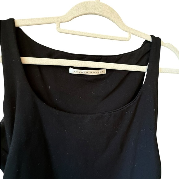 Susana Monaco Classic Black Tank Top - Picture 5 of 6